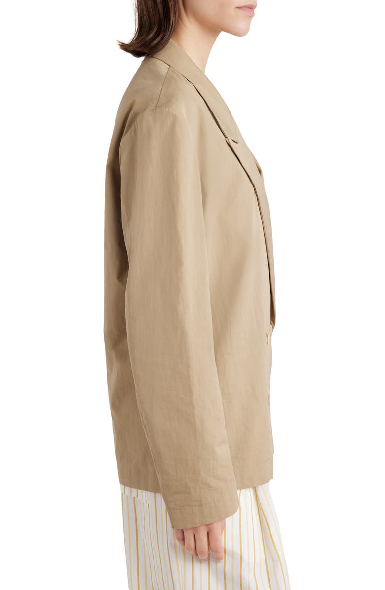 Dries Van Noten Oversize Double Breasted Cotton Blazer, Alternate, color, 