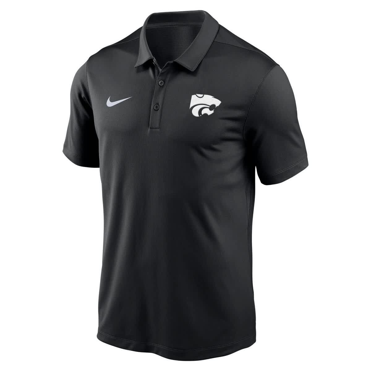 Men's Nike Black Kansas State Wildcats Victory Solid Performance Polo - image 2