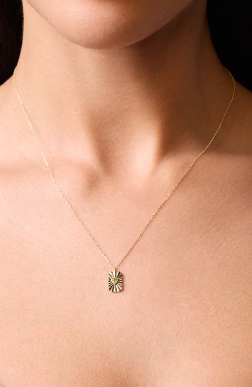 Bony Levy Blc Pendant Necklace In Gold