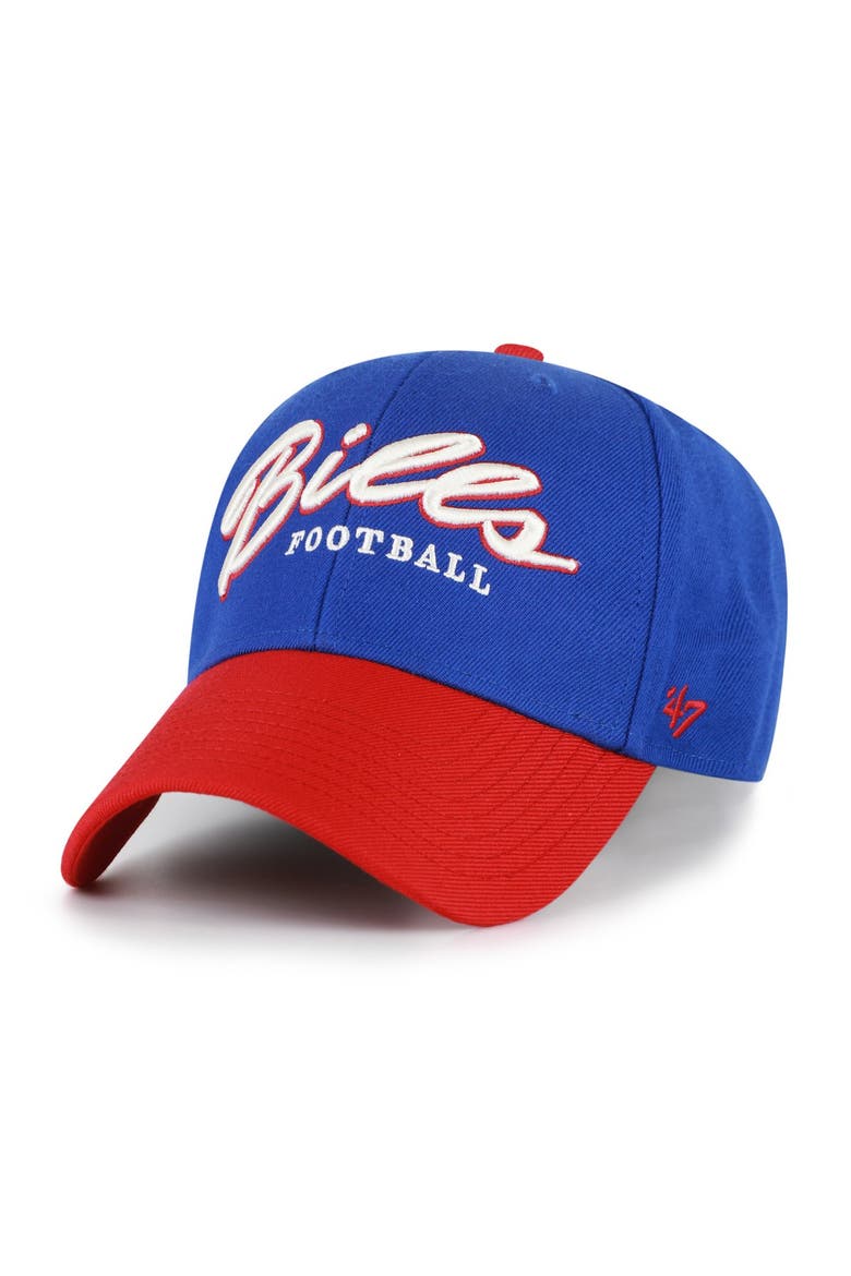 Men's '47  Royal Buffalo Bills Throwback MVP Adjustable Hat, Alternate, color, Royal