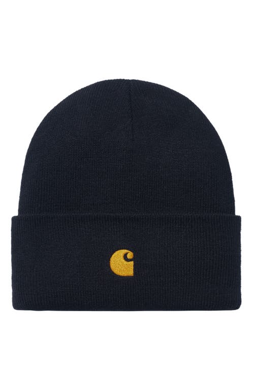 Carhartt Work In Progress Chase Beanie In Black