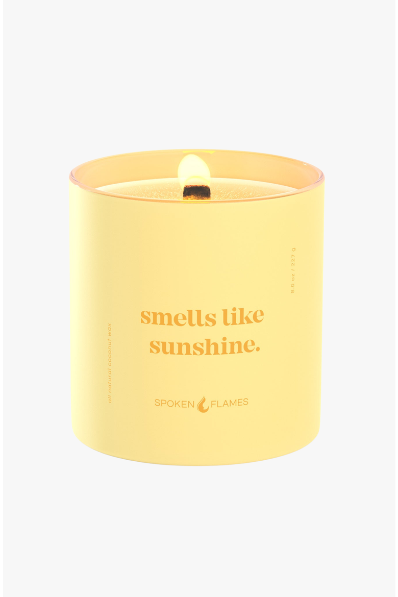 Smells Like Sunshine Candle, Main, color, Pale Yellow