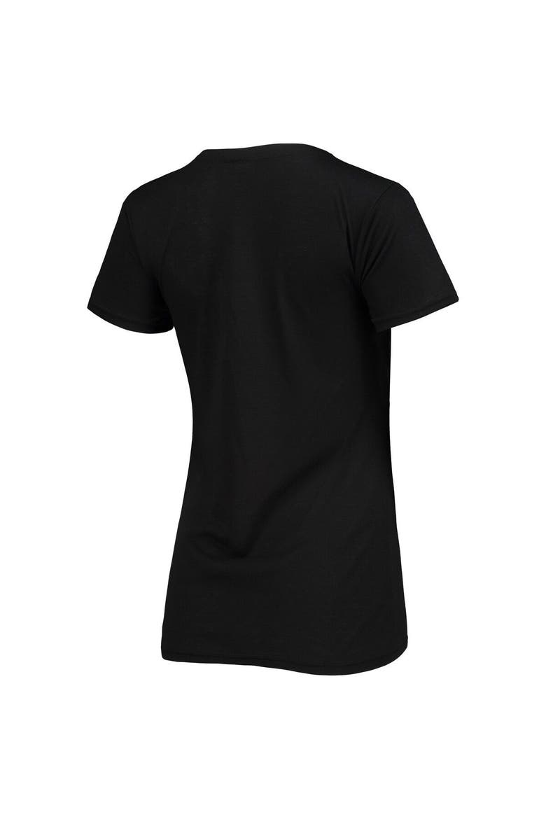 Women's Concepts Sport Black/Heathered Charcoal Washington Commanders Quest T-Shirt & Pants Sleep Set, Alternate, color, Heather Charcoal