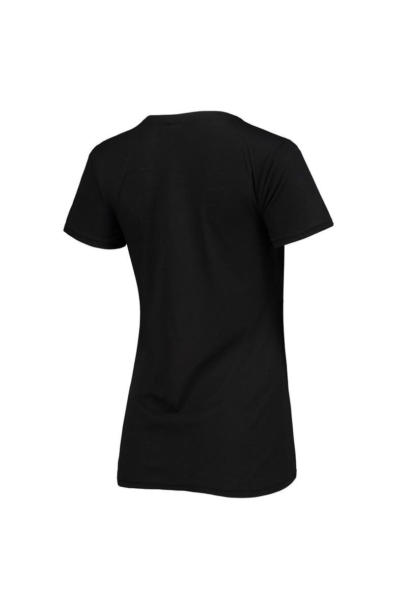 CONCEPTS SPORT Women's Concepts Sport Black/Heathered Charcoal Washington Commanders Quest T-Shirt & Pants Sleep Set, Alternate, color, Heather Charcoal