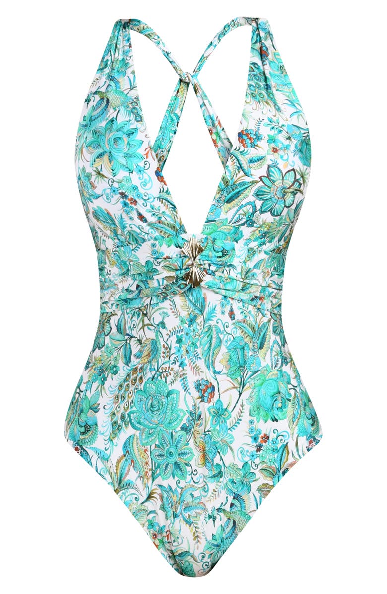 Sunshine 79 Free Spirit Plunge One-Piece Swimsuit, Alternate, color, 