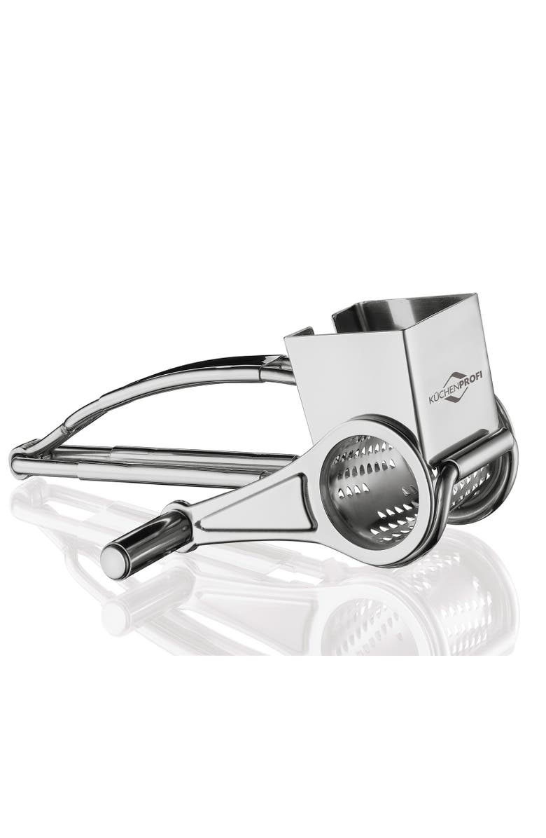 Kuchenprofi Stainless Steel Rotary Grater, Main, color, Silver