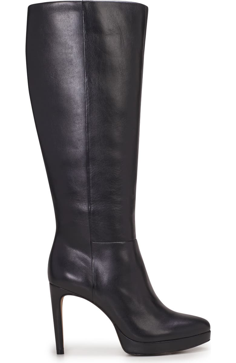 Vince Camuto Valeria Knee High Platform Boot - Wide Calf, Alternate, color, Black
