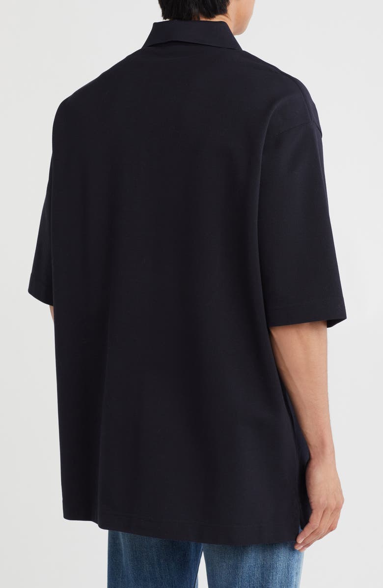 PURPLE BRAND Oversize Cotton Piqué Polo, Alternate, color,