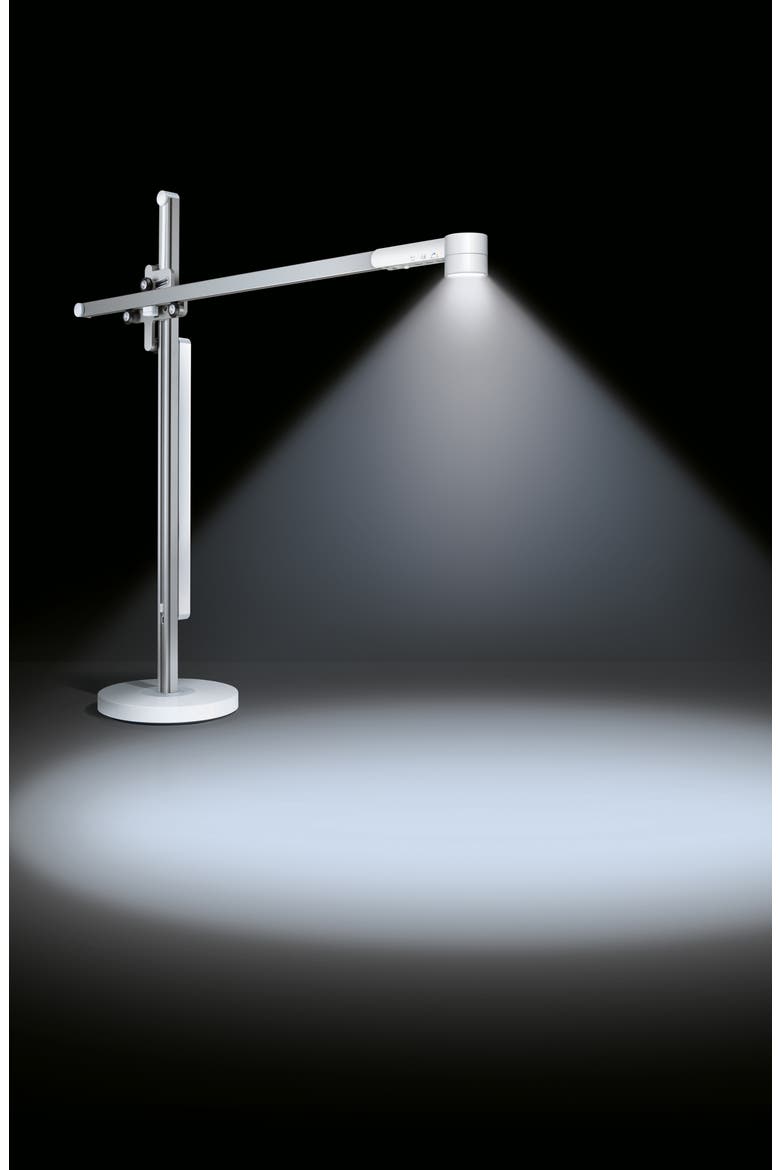 Lightcycle™ Task Light, Alternate, color, WHITE/ SILVER