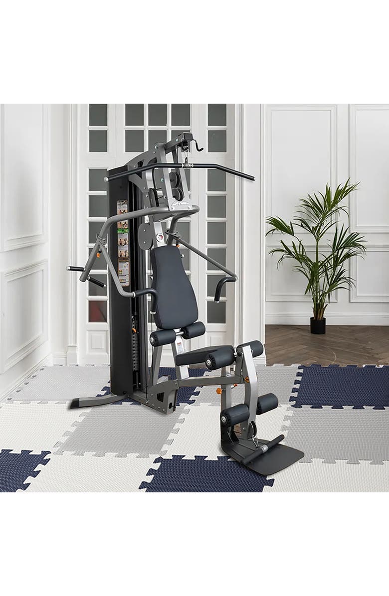 Easy Playhouse 12 Soft Foam Floor Tiles Bluegreywhite, Interlocking Mat, Alternate, color,