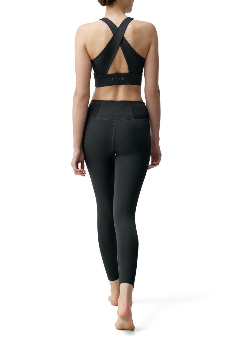 Prida High Support Performance Sport Top, Alternate, color, Black