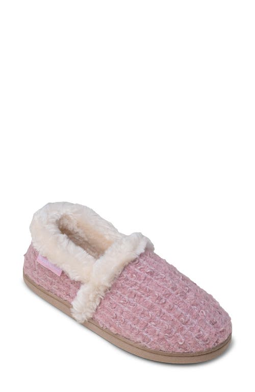 Minnetonka Dina Faux Fur Lined Slipper In Animal Print