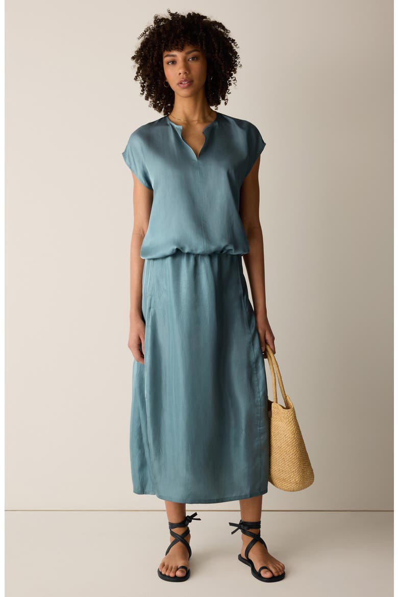 Lantern Maxi Skirt, Alternate, color, NILE