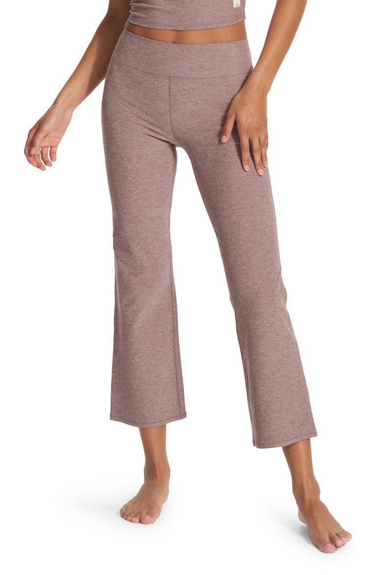 Elevation Slim Fit Bootcut Pants, Main, color, HAZEL HEATHER