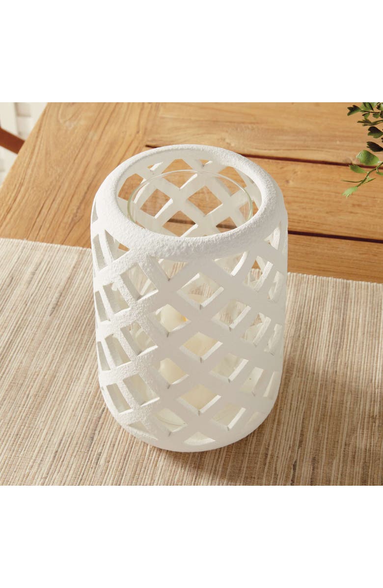 Napa Home & Garden Lucca Hurricane Large, Alternate, color, White