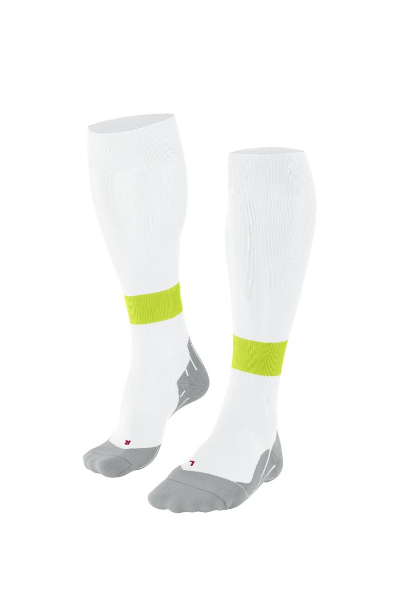 RU Compression Energy Running Socks, Main, color, White, W2