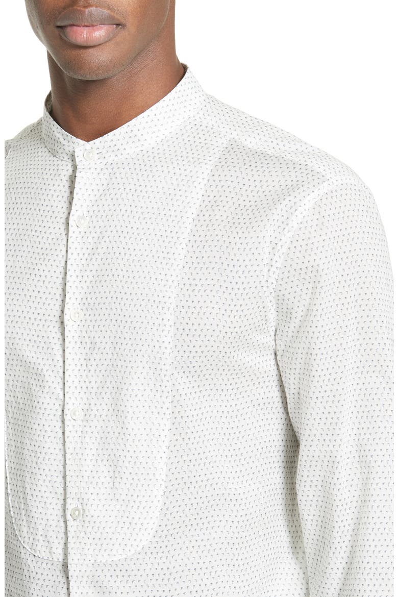 Collection Bib Front Print Sport Shirt, Alternate, color, OFF WHITE