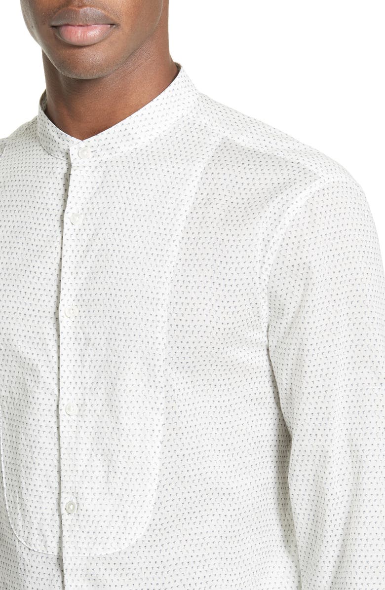 John Varvatos Collection Bib Front Print Sport Shirt, Alternate, color,