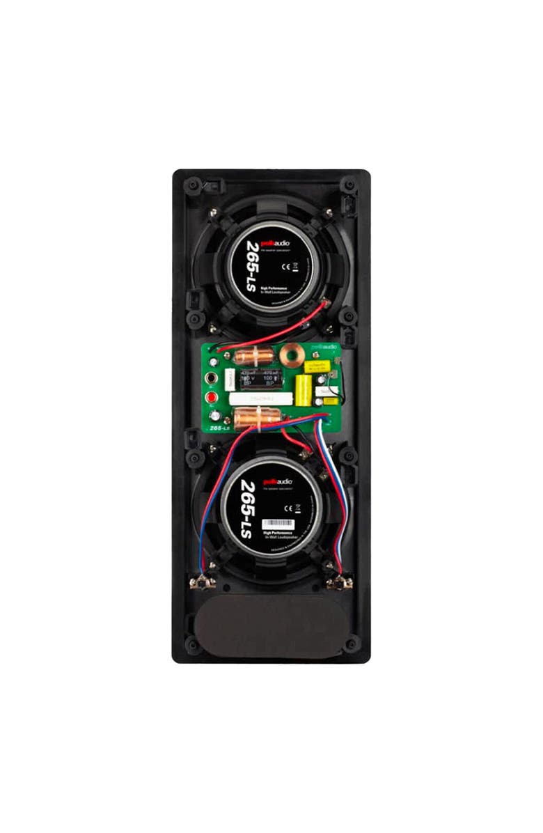 Polk Audio 265-LS Vanishing In Wall 3 Way Speakers, Alternate, color, White