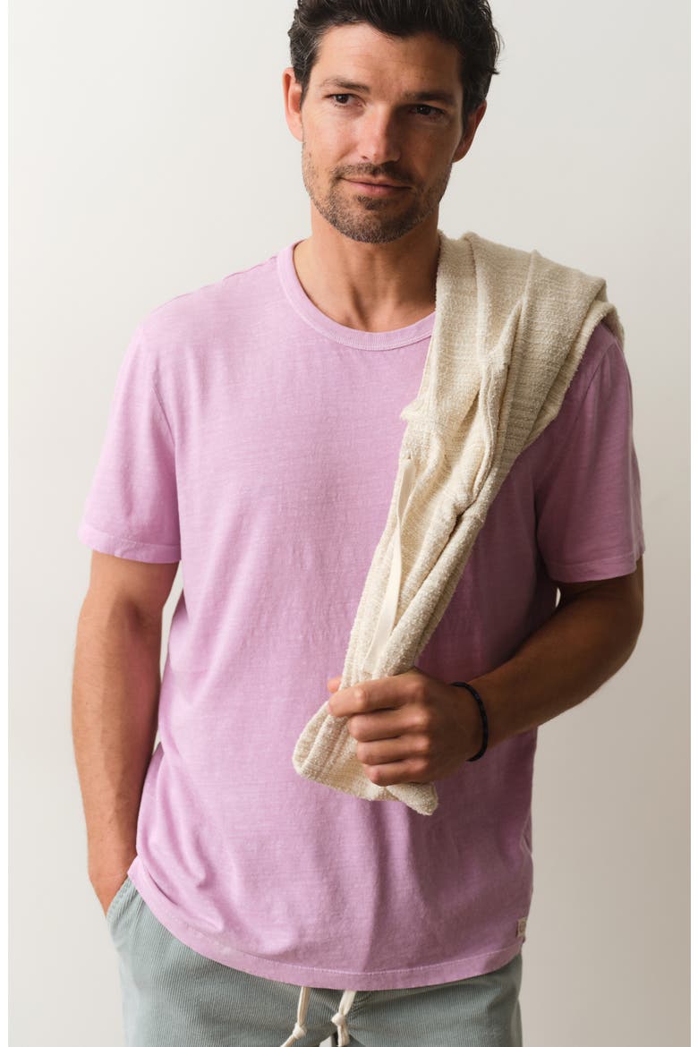 Relaxed Hemp Cotton T-Shirt, Alternate, color, PASTEL LAVENDER