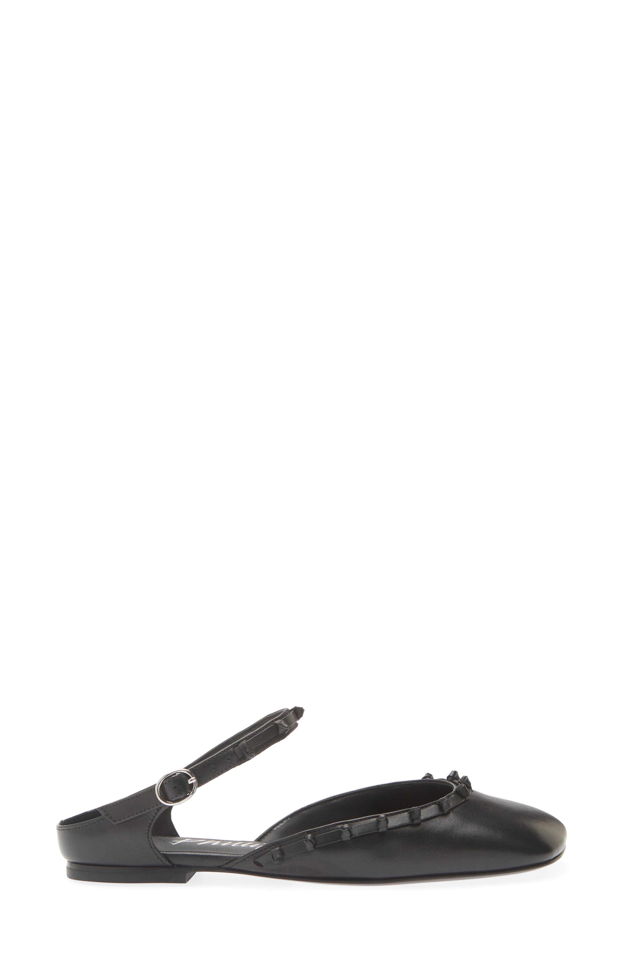 3.1 Phillip Lim Mary Jane Leather Flat, Alternate, color, Black