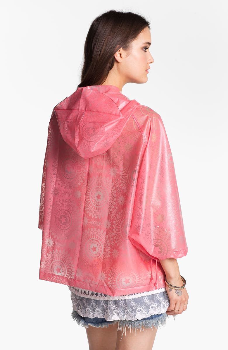 Free People Star Medallion Raincoat, Alternate, color, 