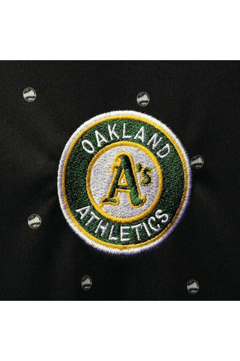 Men's Antigua Black Oakland Athletics Major Polo, Alternate, color, Black