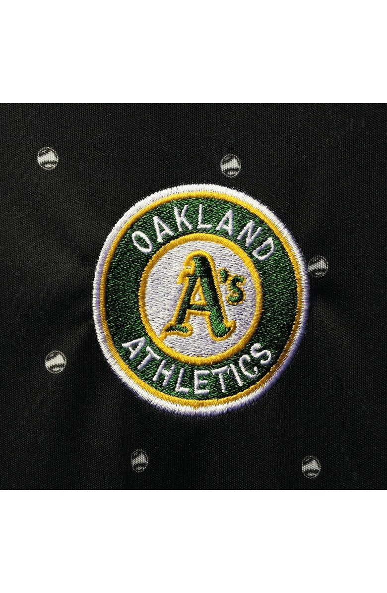 ANTIGUA Men's Antigua Black Oakland Athletics Major Polo, Alternate, color,