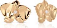 Ettika Freshwater Pearl Blossom Stud Earrings