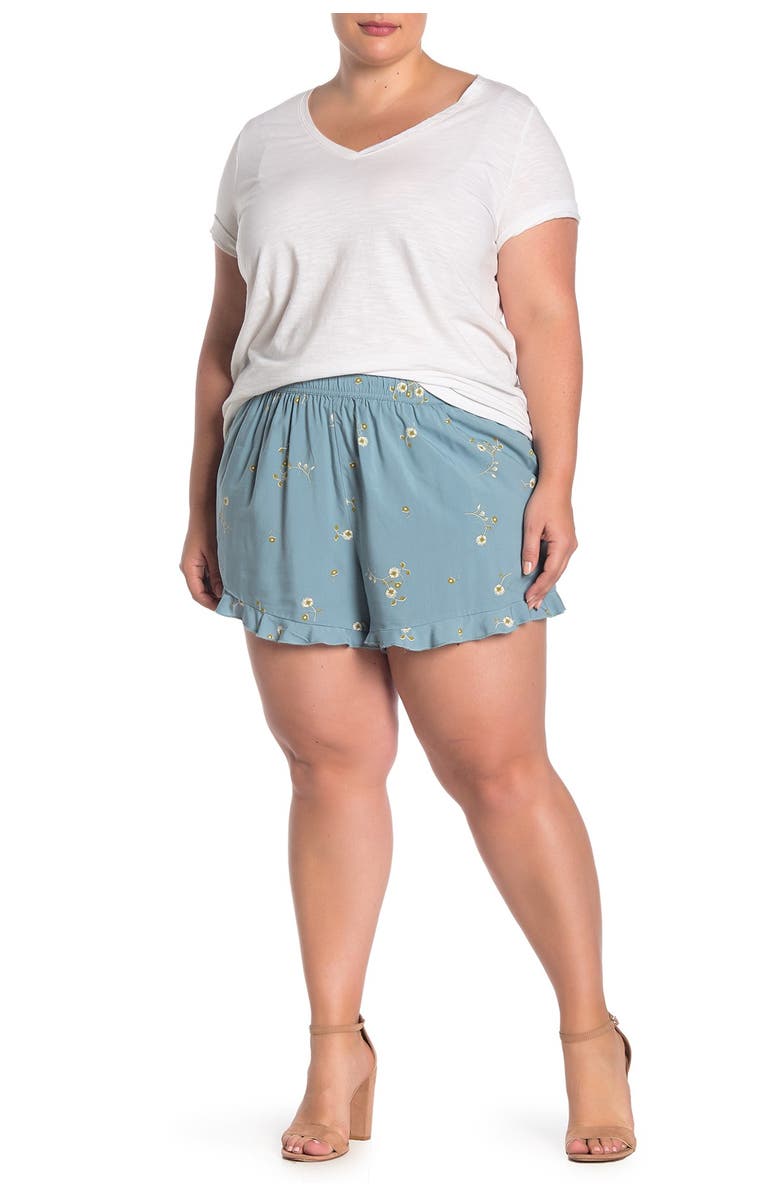 Susina<sup>®</sup> Floral Soft Shorts, Main, color, 