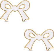 Lily Nily Kids' Bow Enamel Stud Earrings