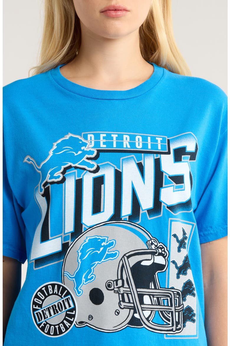 Lions Checkdown Graphic T-Shirt, Alternate, color, LIONS BLUE