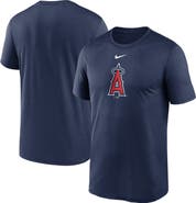 Nike Men's Nike  Navy Los Angeles Angels Legend Fuse Large Logo Performance T-Shirt