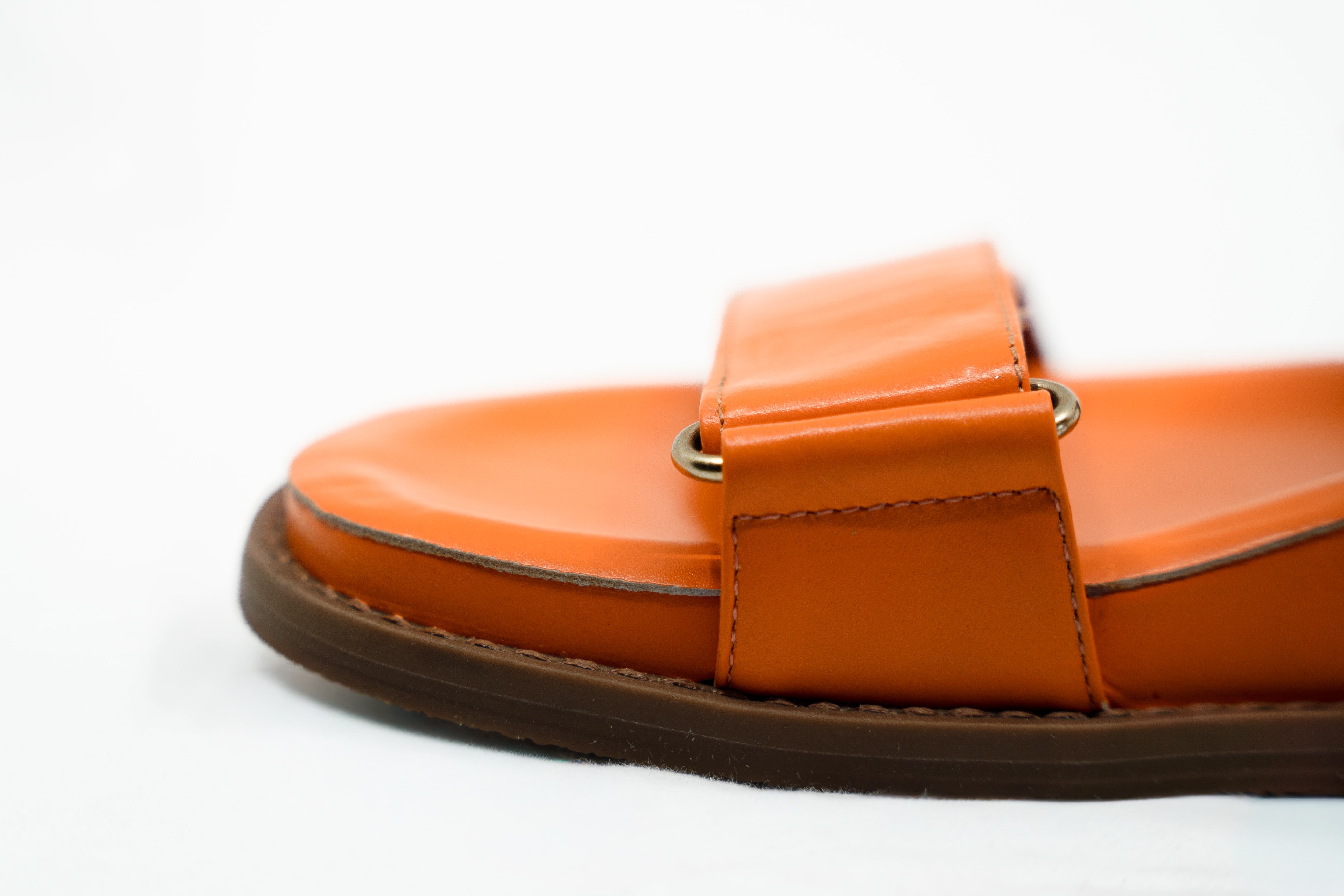 The Bleecker Two Strap Sandal, Alternate, color, Orange