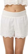 O'Neill Kids' Annalee Eyelet Embroidered Shorts
