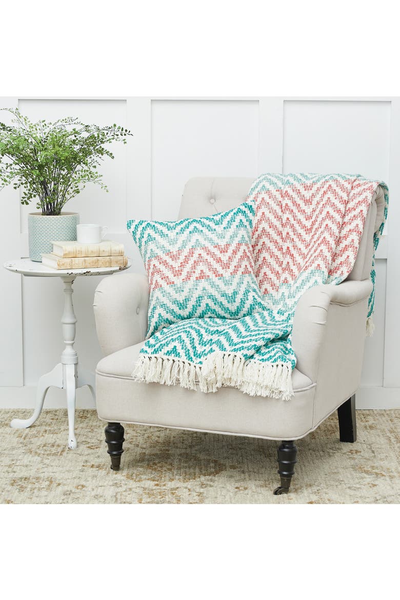 50" x 60" Chevron Throw Blanket Collection, Alternate, color, Pink