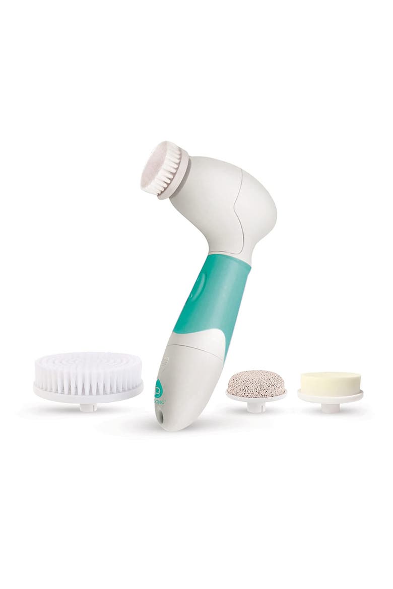 Advanced Facial and Body Cleansing Brush, Alternate, color, Aqua