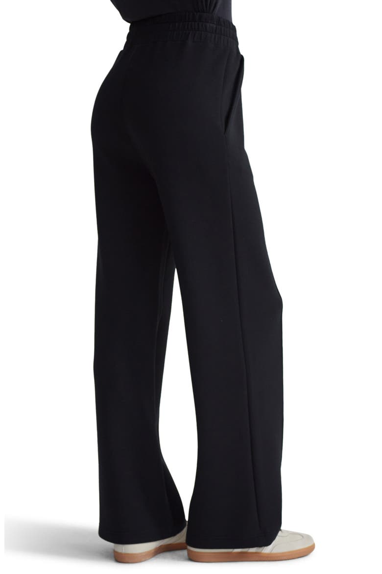 The Wide Leg 30-Inch Track Pants, Alternate, color, BLACK