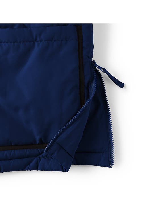Lands' End Featherfree Insulated Diamond Quilted Jacket In Blue