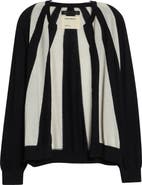 FRENCKENBERGER Sunray Stripe Cashmere Bomber Cardigan