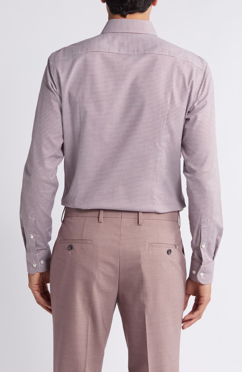 BOSS Hank Kent Stripe Stretch Dress Shirt, Alternate, color, Open Red