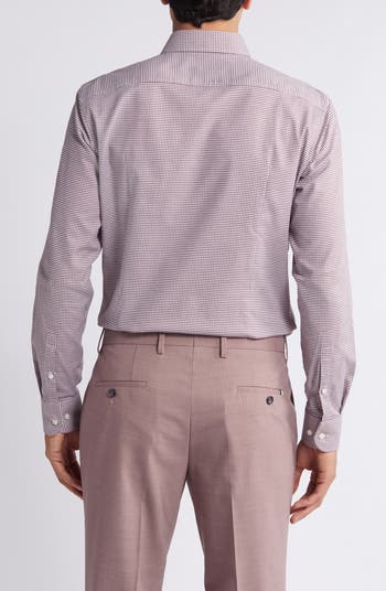 Hank Kent Stripe Stretch Dress Shirt