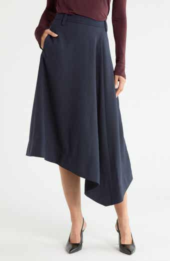 Gael Asymmetric Midi Skirt