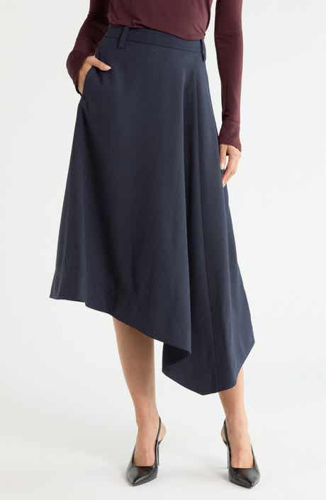 Gael Asymmetric Midi Skirt