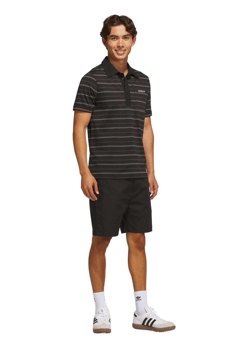 Originals Stripe Polo, Alternate, color, BLACK