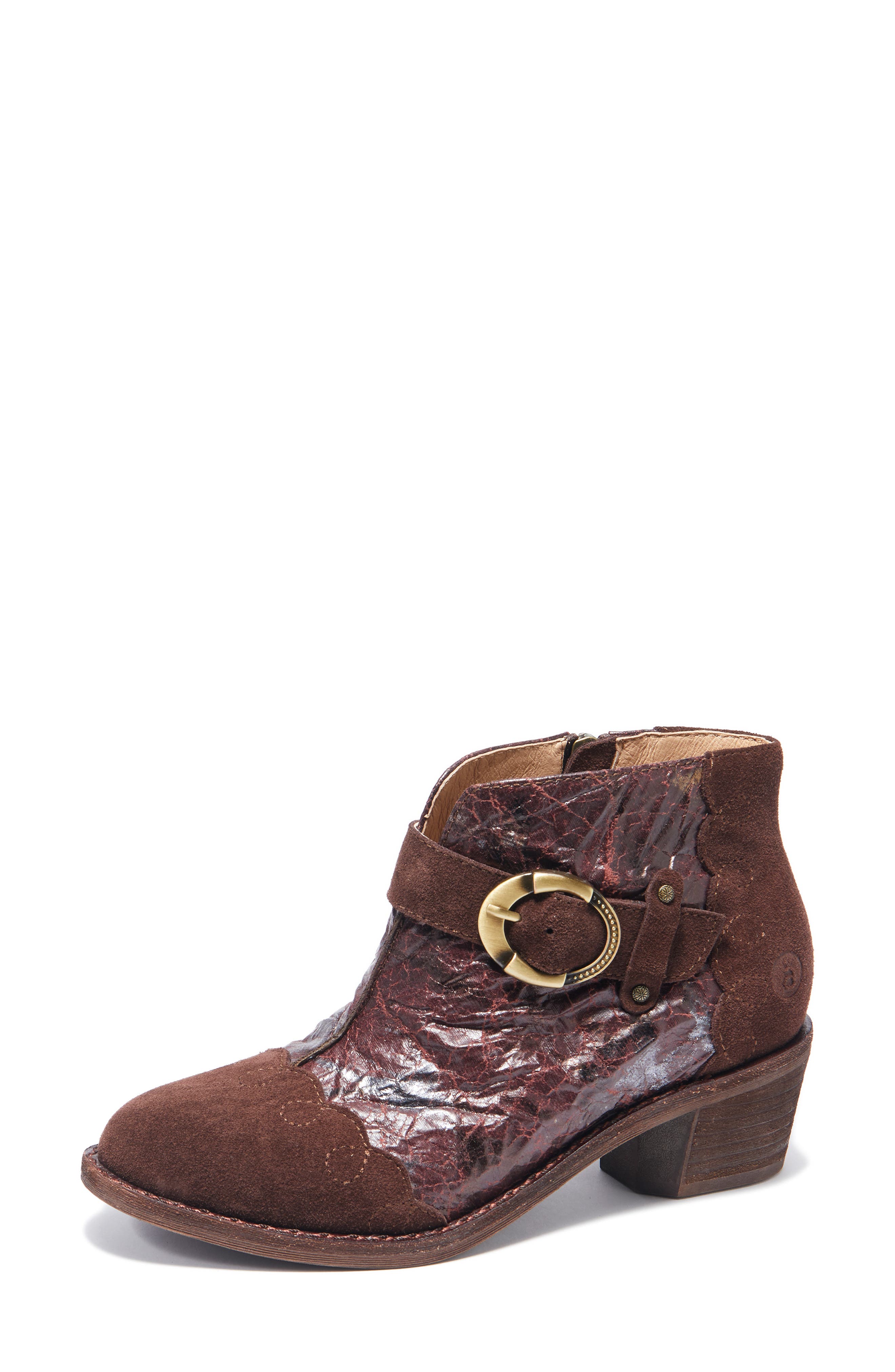 Miranda Bootie, Alternate, color, DARK BROWN