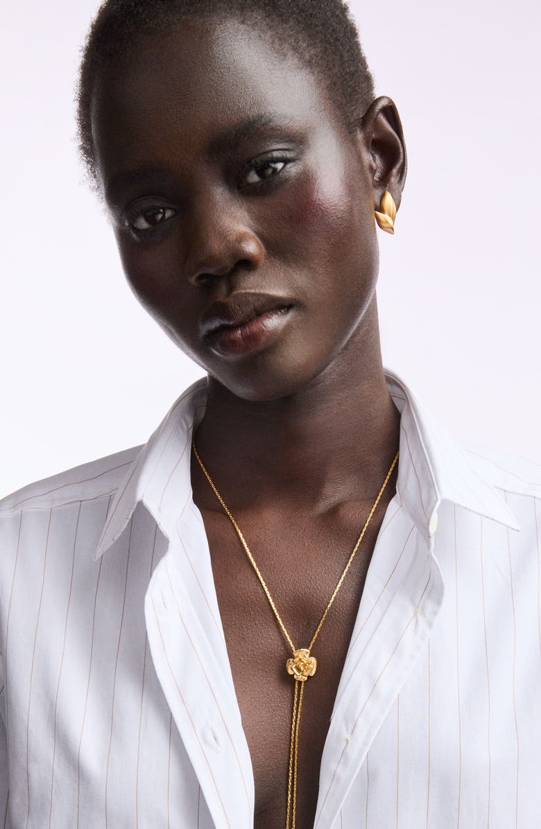 Susan Caplan 1980s Vintage Monet Leaf Earrings, Alternate, color, Leaf