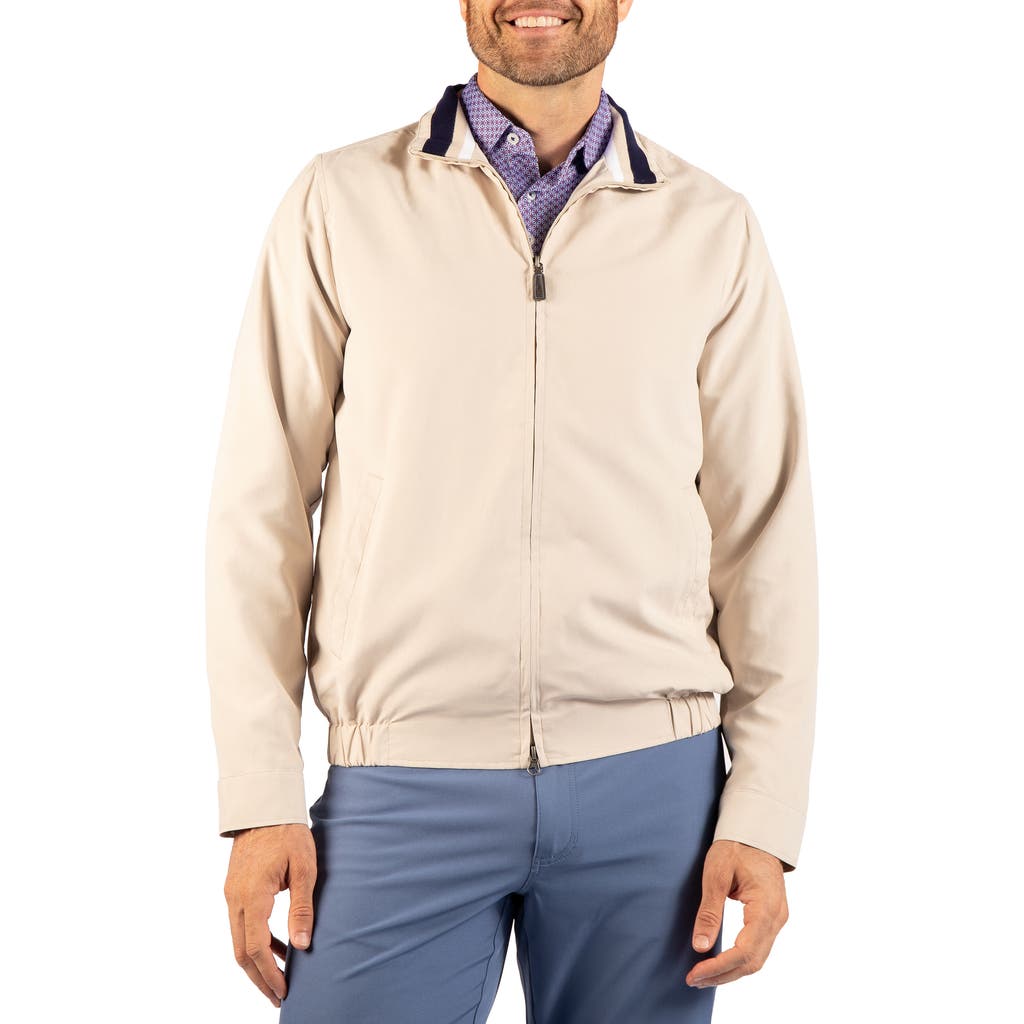 Tailorbyrd Water Resistant Golf Jacket In Khaki