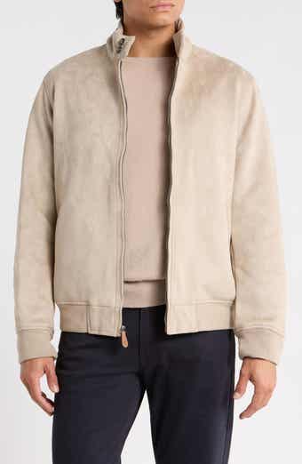 Barracuda Faux Suede Bomber Jacket