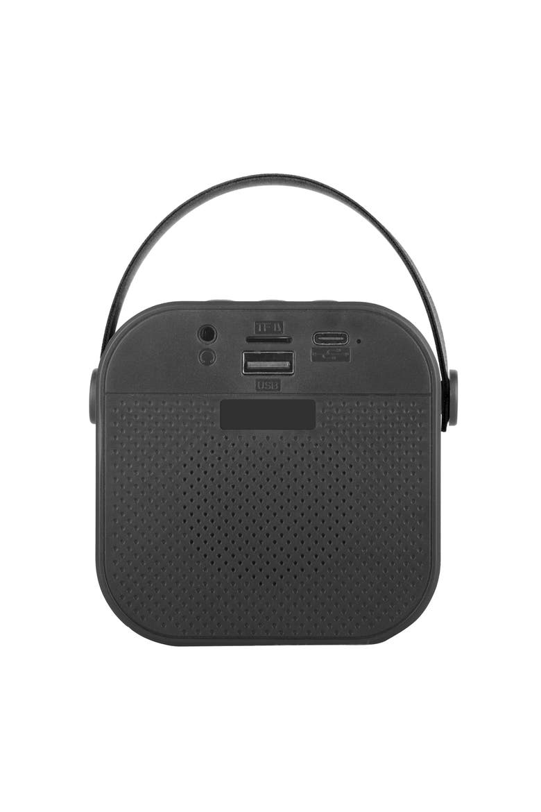 Mini Karaoke Bluetooth Speaker Wireless Mic, Alternate, color, Black